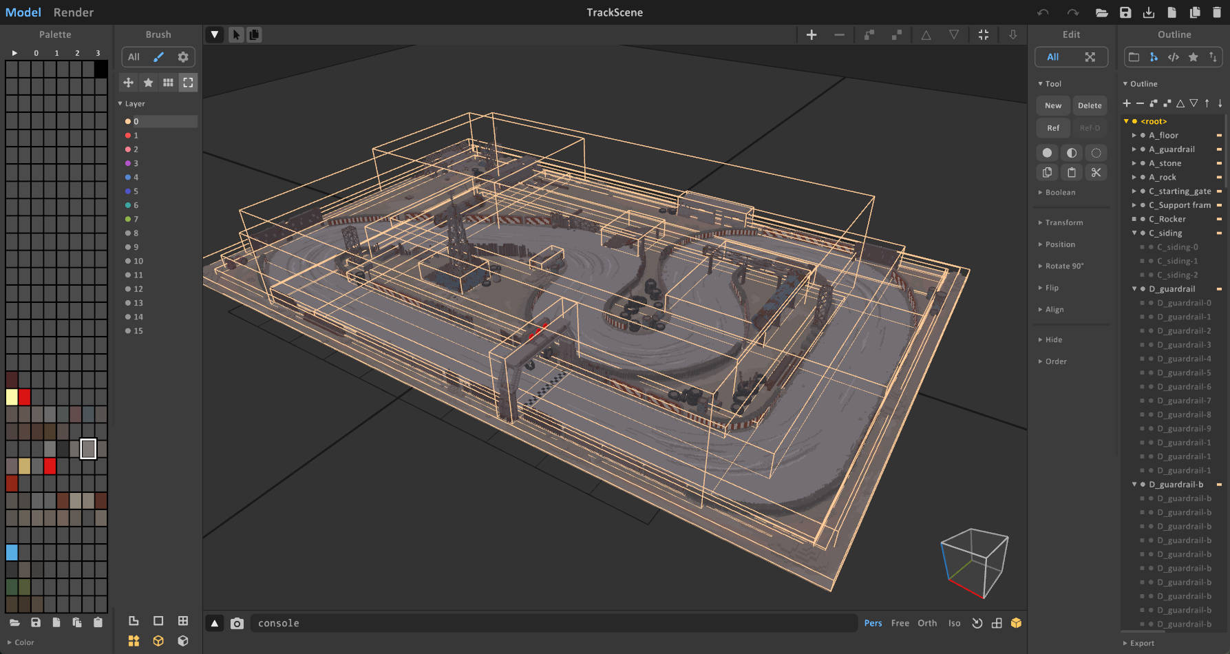 Track Voxel Model