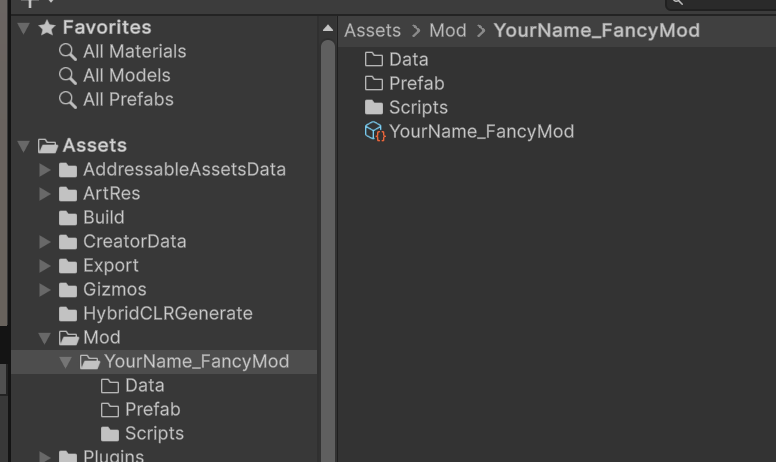 Mod Folder Structure